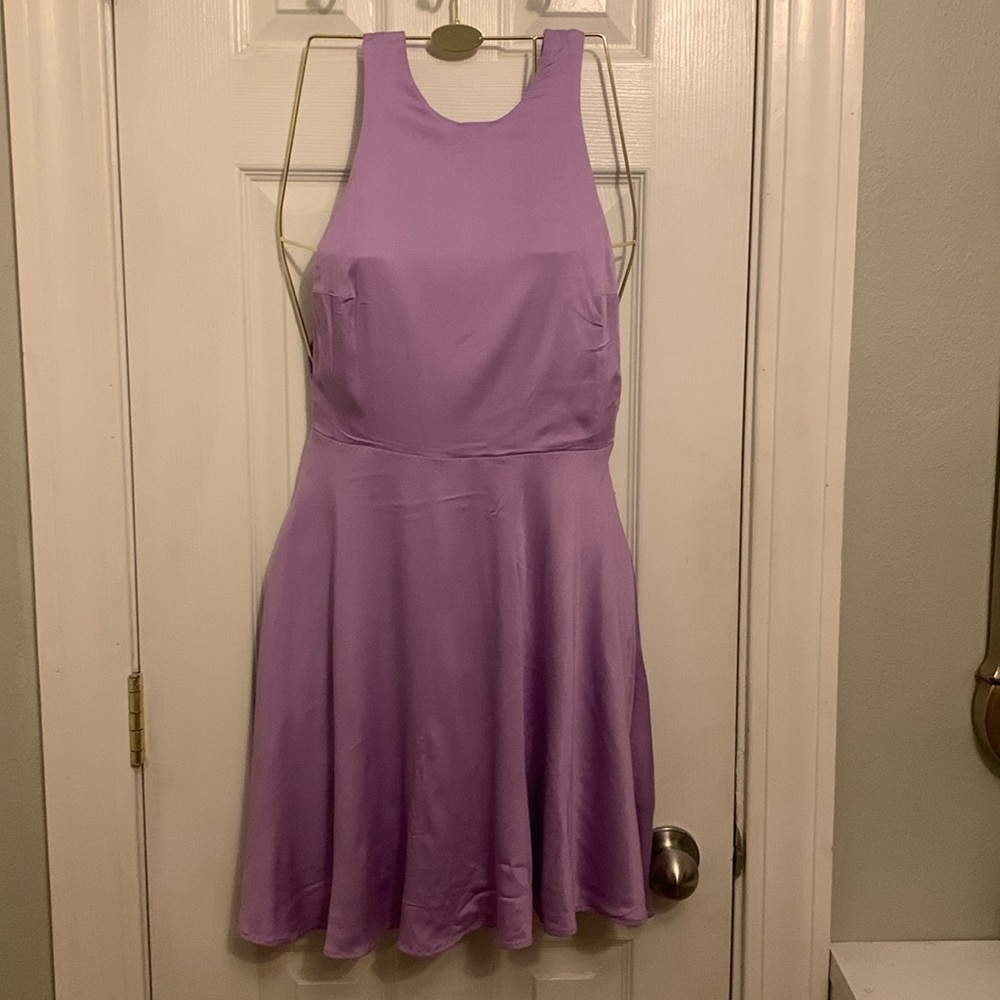 NWT silence + noise Lilac Backless Dress Size 4